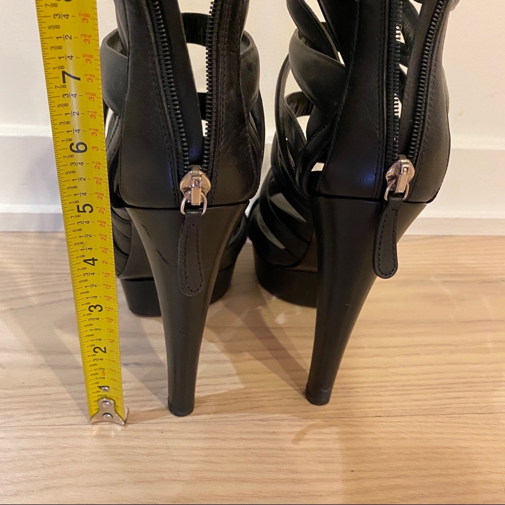 Gucci cage platform heels 37.5 authentic - Picture 4 of 6